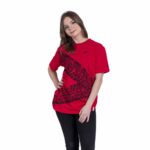 T-shirt - Tire Mark, Red - Image 5