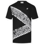 T-shirt - Tire Mark, Zwart