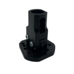 Verstelbare Stuur Hub Zwart